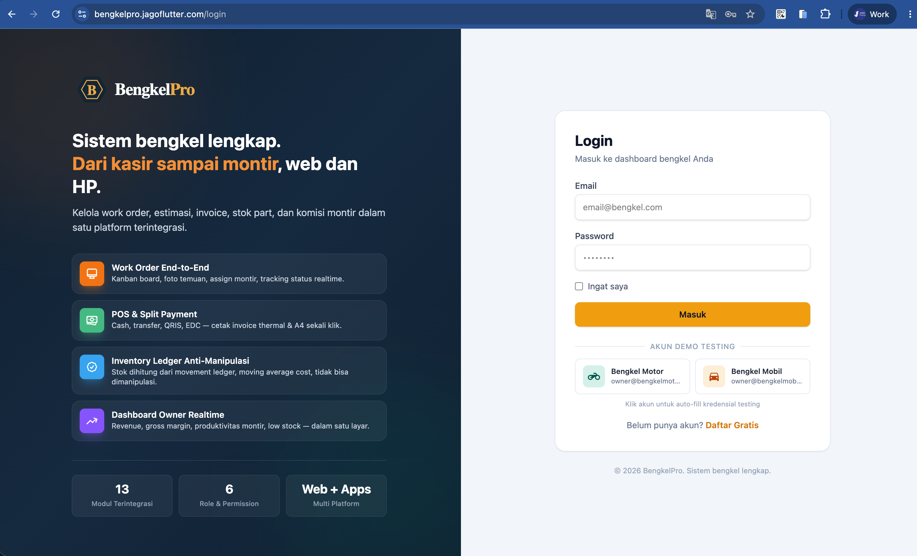 Halaman Login