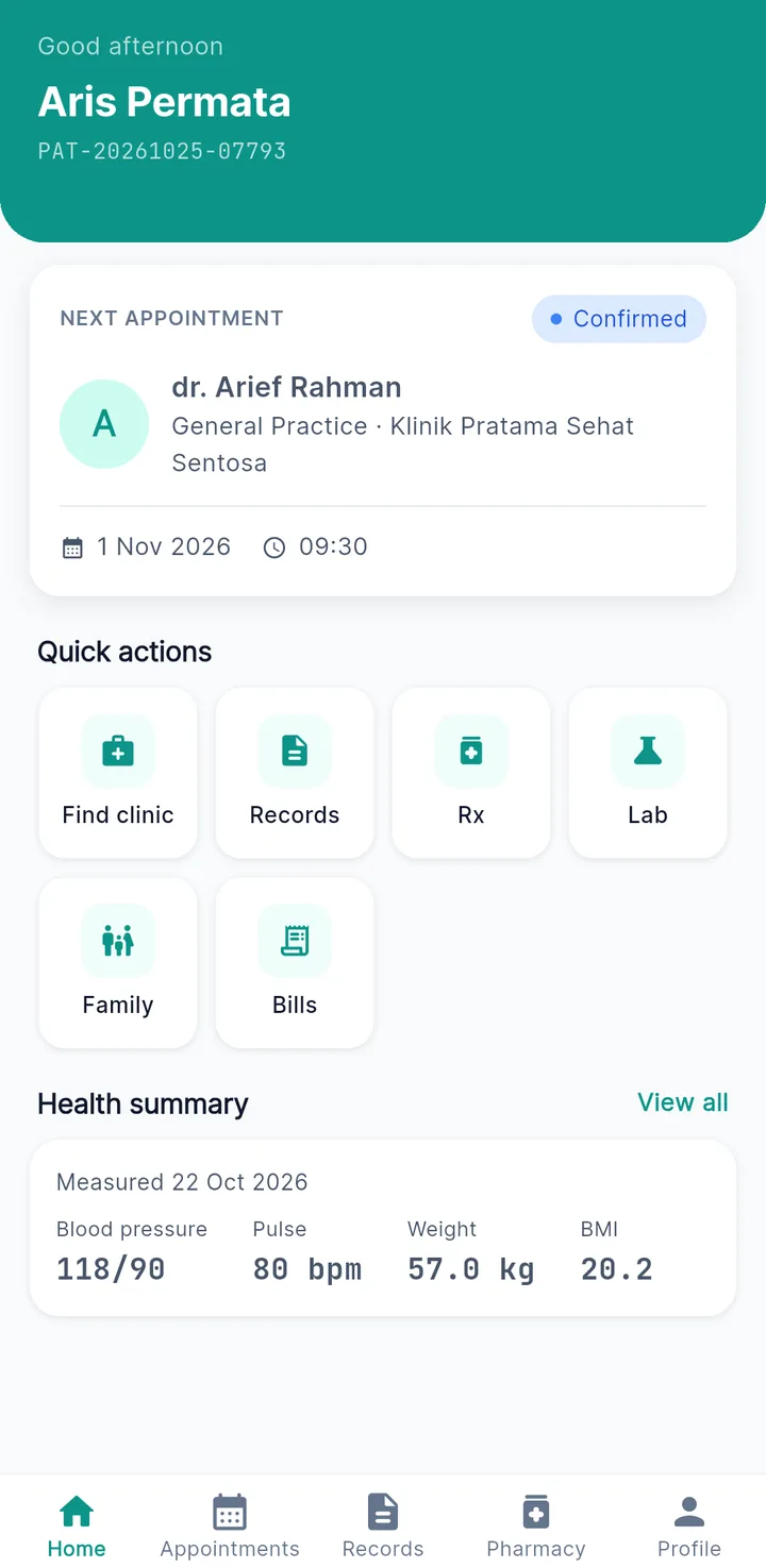 Aplikasi HP KlinikPro