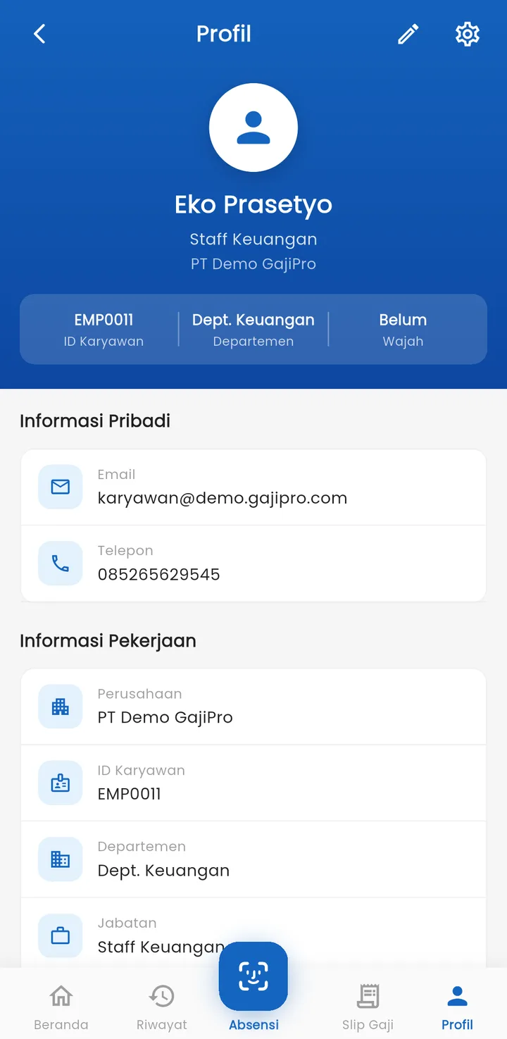 GajiPro — profil