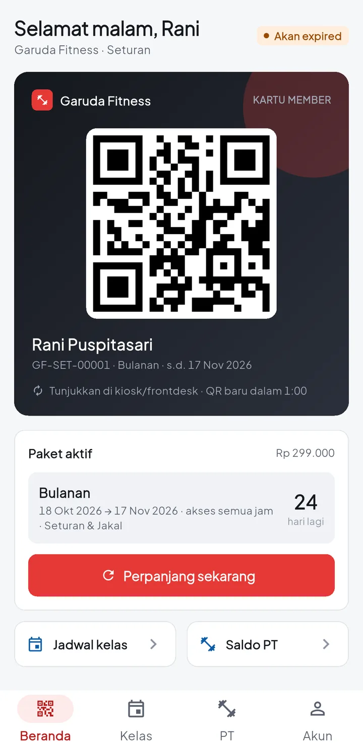 Aplikasi HP GymPro