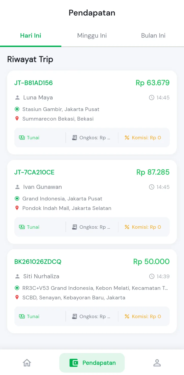 JagoTaxi — driver pendapatan 2, aplikasi HP