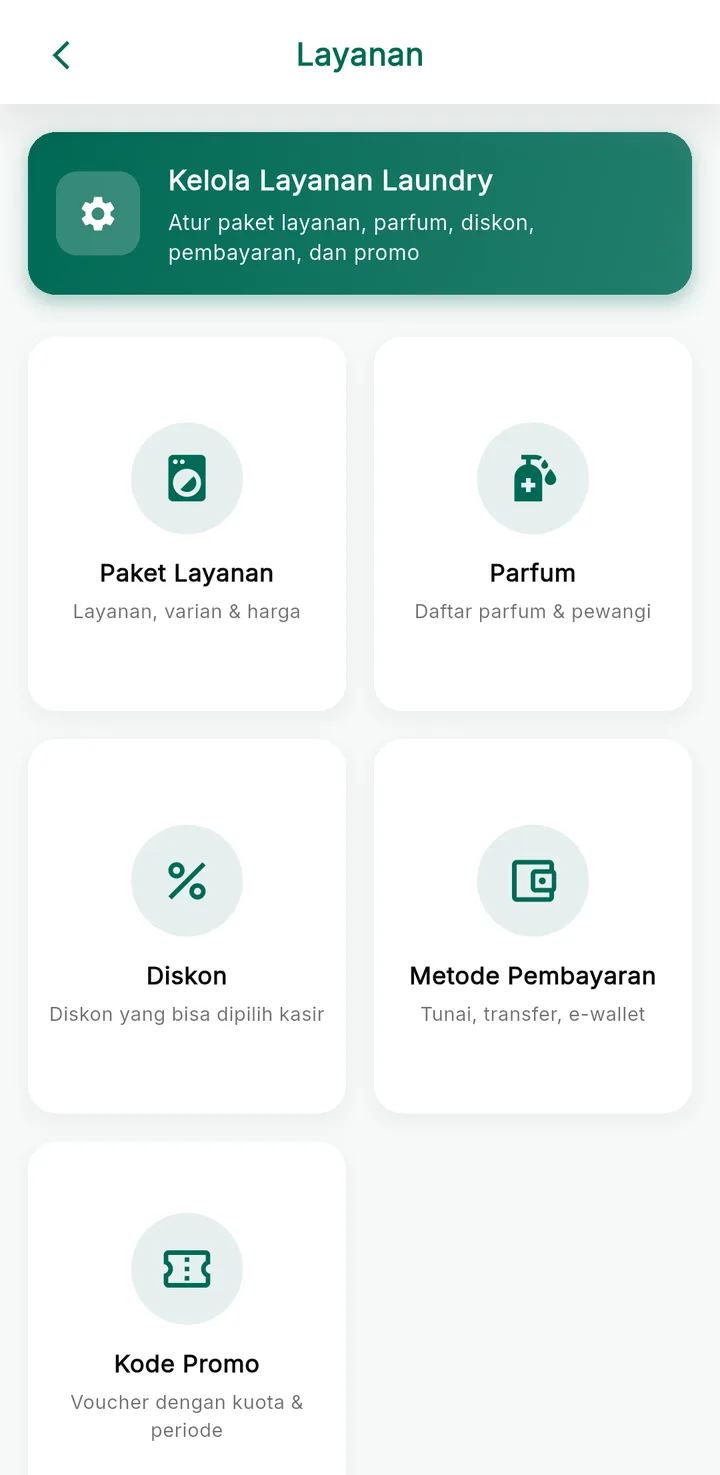 LaundryPro — kelola layanan
