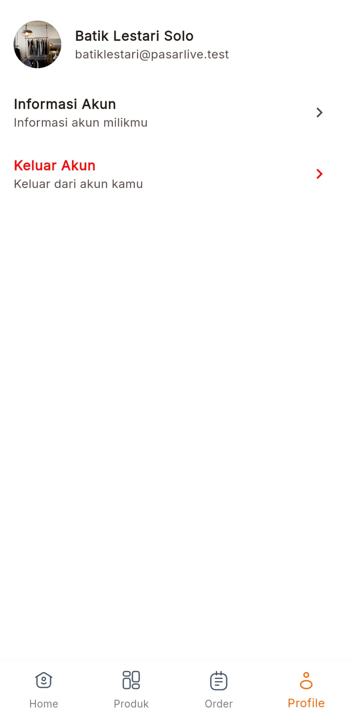 Marketplace Multi-Toko — penjual profil
