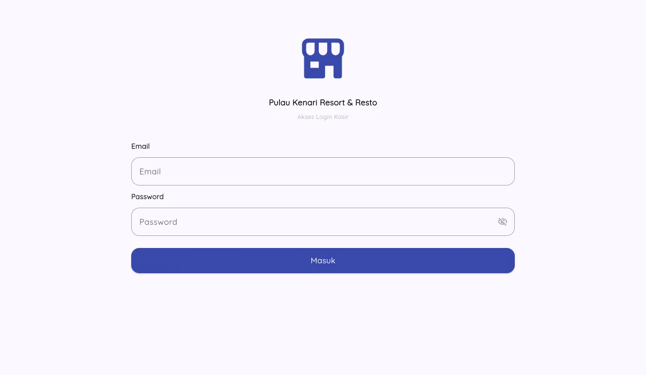 POS Resto Hotel — login, aplikasi HP