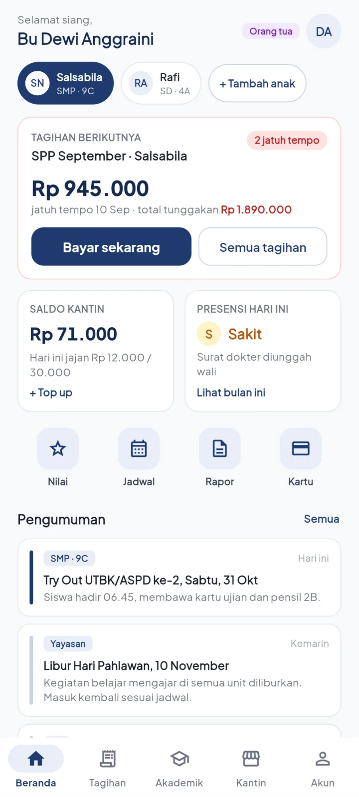 Aplikasi HP SIMSekolah