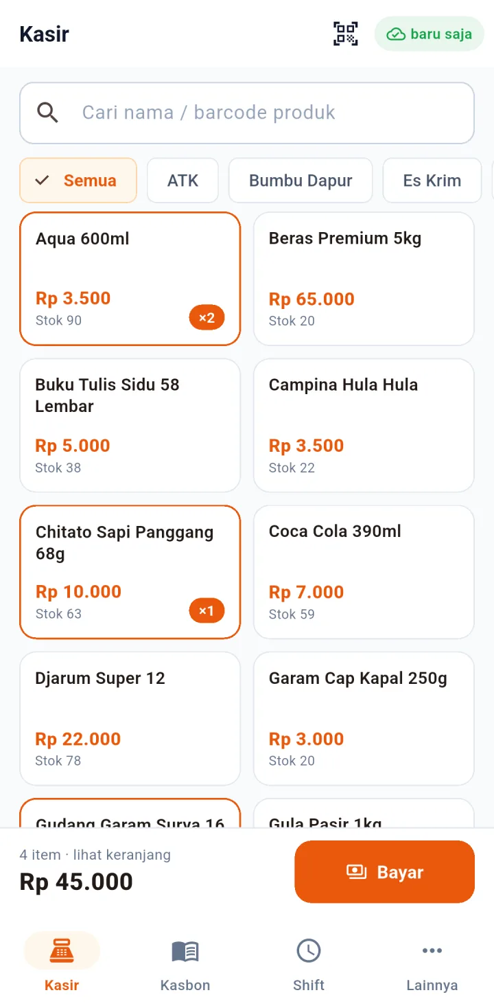 Aplikasi HP WarungPro